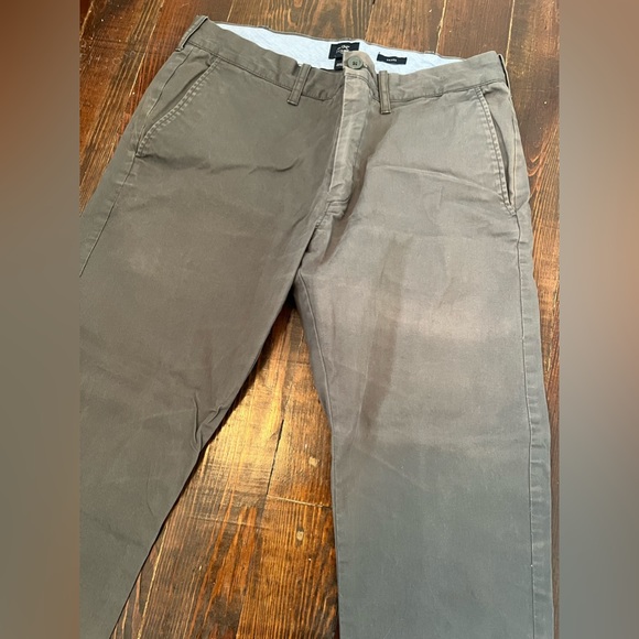 J. Crew Driggs Slim Fit Chino Khaki Pant Size 31/30 - Picture 2 of 7